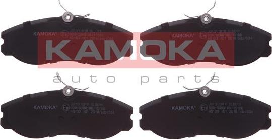 Kamoka JQ1011818 - Гальмівні колодки, дискові гальма autozip.com.ua