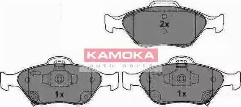 Kamoka JQ101137 - Гальмівні колодки, дискові гальма autozip.com.ua