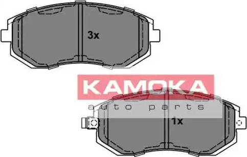 Kamoka JQ101126 - Гальмівні колодки, дискові гальма autozip.com.ua
