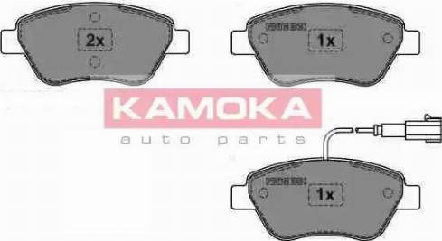 Kamoka JQ1018114 - Гальмівні колодки, дискові гальма autozip.com.ua