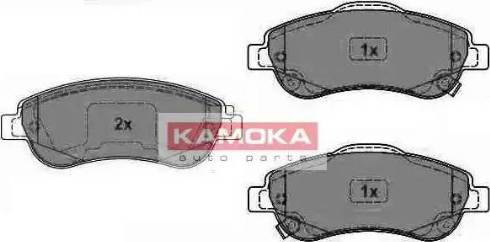 Kamoka JQ1018396 - Гальмівні колодки, дискові гальма autozip.com.ua