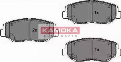 Kamoka JQ1018296 - Гальмівні колодки, дискові гальма autozip.com.ua