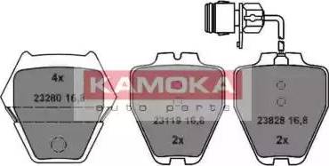 Kamoka JQ1013420 - Гальмівні колодки, дискові гальма autozip.com.ua
