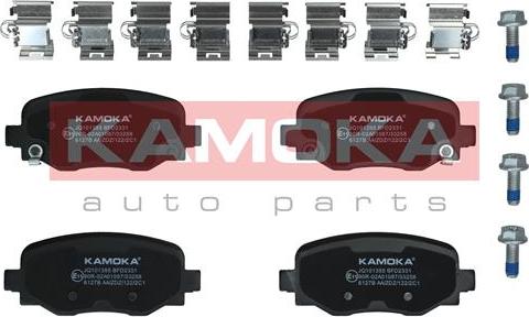 Kamoka JQ101355 - Гальмівні колодки, дискові гальма autozip.com.ua