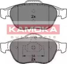Kamoka JQ1013082 - Гальмівні колодки, дискові гальма autozip.com.ua