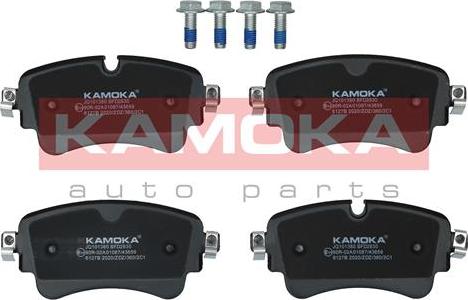 Kamoka JQ101380 - Гальмівні колодки, дискові гальма autozip.com.ua