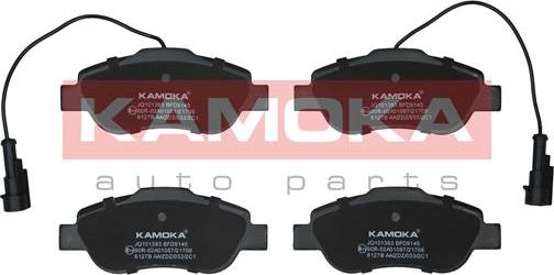 Kamoka JQ101383 - Гальмівні колодки, дискові гальма autozip.com.ua