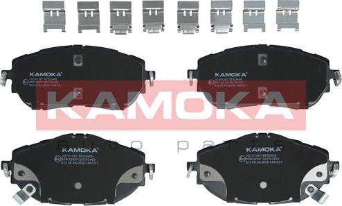 Kamoka JQ101387 - Гальмівні колодки, дискові гальма autozip.com.ua