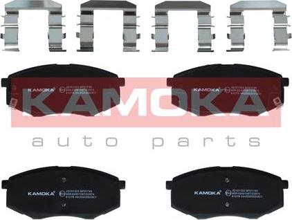 Kamoka JQ101333 - Гальмівні колодки, дискові гальма autozip.com.ua
