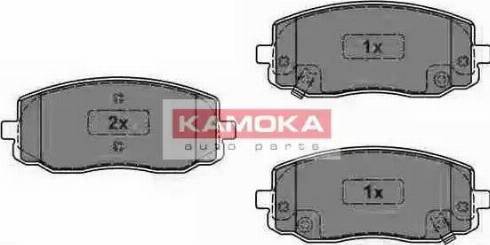 Kamoka JQ1013772 - Гальмівні колодки, дискові гальма autozip.com.ua