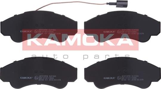 Kamoka JQ1012958 - Гальмівні колодки, дискові гальма autozip.com.ua