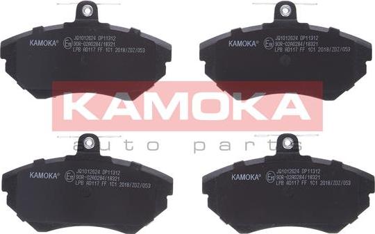 Kamoka JQ1012624 - Гальмівні колодки, дискові гальма autozip.com.ua