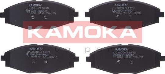 Kamoka JQ1012674 - Гальмівні колодки, дискові гальма autozip.com.ua