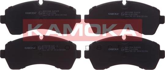 Kamoka JQ1012089 - Гальмівні колодки, дискові гальма autozip.com.ua