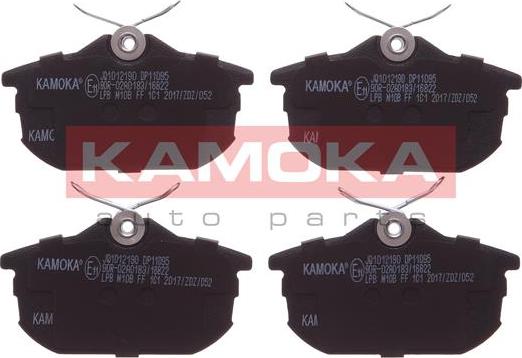 Kamoka JQ1012190 - Гальмівні колодки, дискові гальма autozip.com.ua