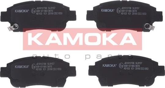Kamoka JQ1012736 - Гальмівні колодки, дискові гальма autozip.com.ua