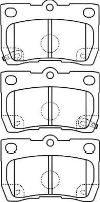 Kavo Parts BP-9099 - Гальмівні колодки, дискові гальма autozip.com.ua