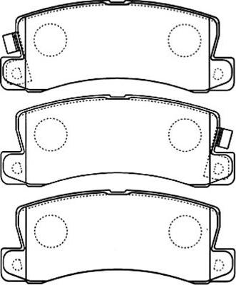 Kavo Parts BP-9094 - Гальмівні колодки, дискові гальма autozip.com.ua