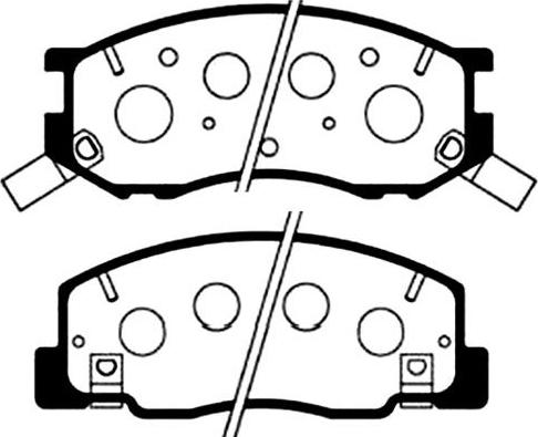 Kavo Parts BP-9041 - Гальмівні колодки, дискові гальма autozip.com.ua