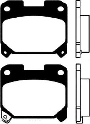 Kavo Parts BP-9056 - Гальмівні колодки, дискові гальма autozip.com.ua