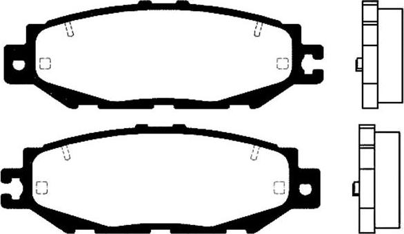 Kavo Parts BP-9057 - Гальмівні колодки, дискові гальма autozip.com.ua