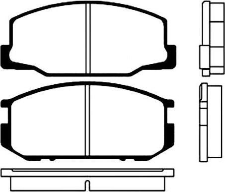 OEMparts 21377 - Гальмівні колодки, дискові гальма autozip.com.ua