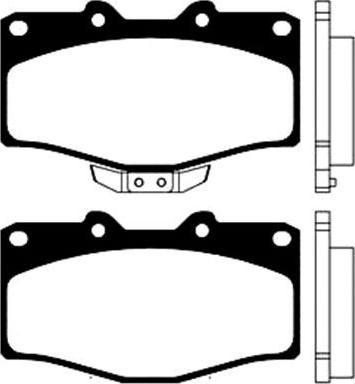 Kavo Parts BP-9018 - Гальмівні колодки, дискові гальма autozip.com.ua