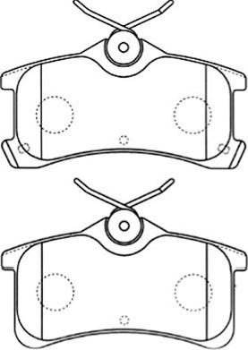 Kavo Parts BP-9081 - Гальмівні колодки, дискові гальма autozip.com.ua