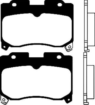 Budweg Caliper 523106 - Гальмівні колодки, дискові гальма autozip.com.ua