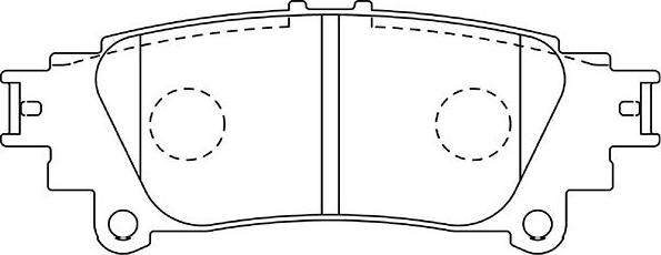 Kavo Parts BP-9149 - Гальмівні колодки, дискові гальма autozip.com.ua