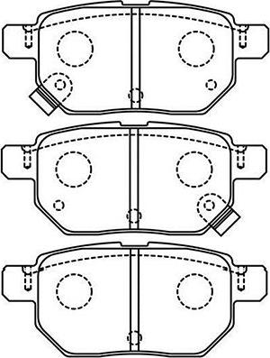 Kavo Parts BP-9148 - Гальмівні колодки, дискові гальма autozip.com.ua