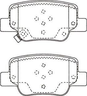 Kavo Parts BP-9147 - Гальмівні колодки, дискові гальма autozip.com.ua