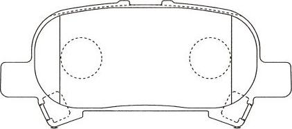 Kavo Parts BP-9155 - Гальмівні колодки, дискові гальма autozip.com.ua