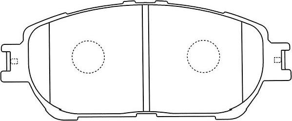 Kavo Parts BP-9108 - Гальмівні колодки, дискові гальма autozip.com.ua