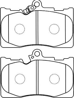 Kavo Parts BP-9102 - Гальмівні колодки, дискові гальма autozip.com.ua