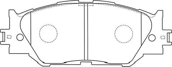 Kavo Parts BP-9114 - Гальмівні колодки, дискові гальма autozip.com.ua