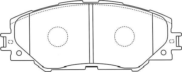 Kavo Parts BP-9115 - Гальмівні колодки, дискові гальма autozip.com.ua