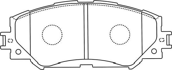 Kavo Parts BP-9116 - Гальмівні колодки, дискові гальма autozip.com.ua