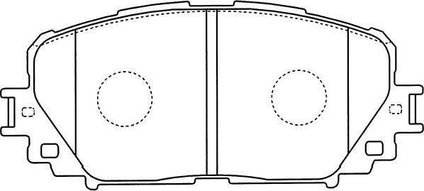 Kavo Parts BP-9118 - Гальмівні колодки, дискові гальма autozip.com.ua
