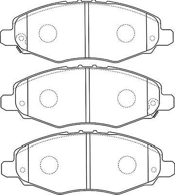 Kavo Parts BP-9113 - Гальмівні колодки, дискові гальма autozip.com.ua