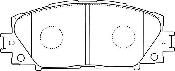 Kavo Parts BP-9112 - Гальмівні колодки, дискові гальма autozip.com.ua