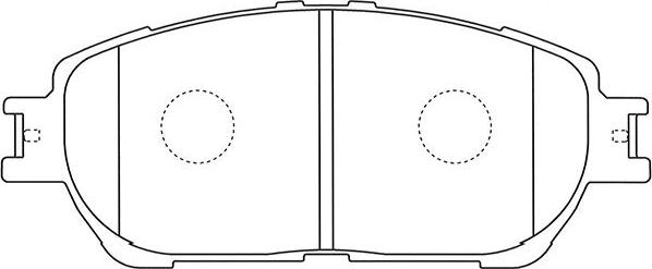 Kavo Parts BP-9130 - Гальмівні колодки, дискові гальма autozip.com.ua