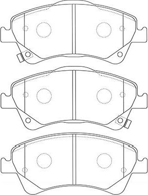 Kavo Parts BP-9128 - Гальмівні колодки, дискові гальма autozip.com.ua