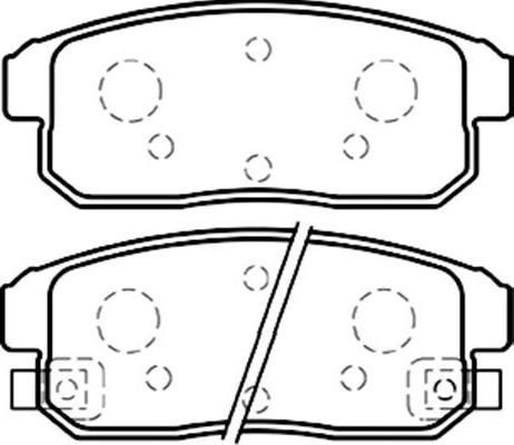 Kavo Parts BP-4559 - Гальмівні колодки, дискові гальма autozip.com.ua