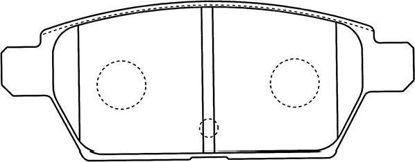 Kavo Parts BP-4568 - Гальмівні колодки, дискові гальма autozip.com.ua