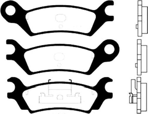 Kavo Parts BP-4539 - Гальмівні колодки, дискові гальма autozip.com.ua