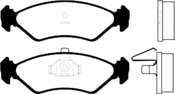 Kavo Parts BP-4528 - Гальмівні колодки, дискові гальма autozip.com.ua