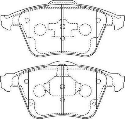 Kavo Parts BP-4579 - Гальмівні колодки, дискові гальма autozip.com.ua