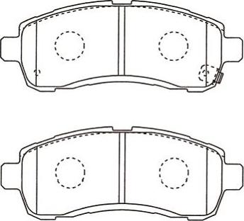 Kavo Parts BP-4576 - Гальмівні колодки, дискові гальма autozip.com.ua