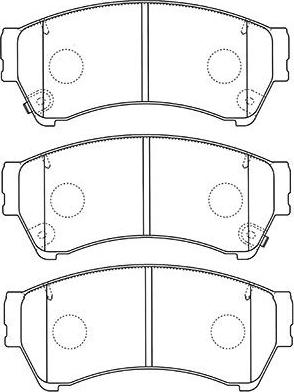 Kavo Parts BP-4572 - Гальмівні колодки, дискові гальма autozip.com.ua